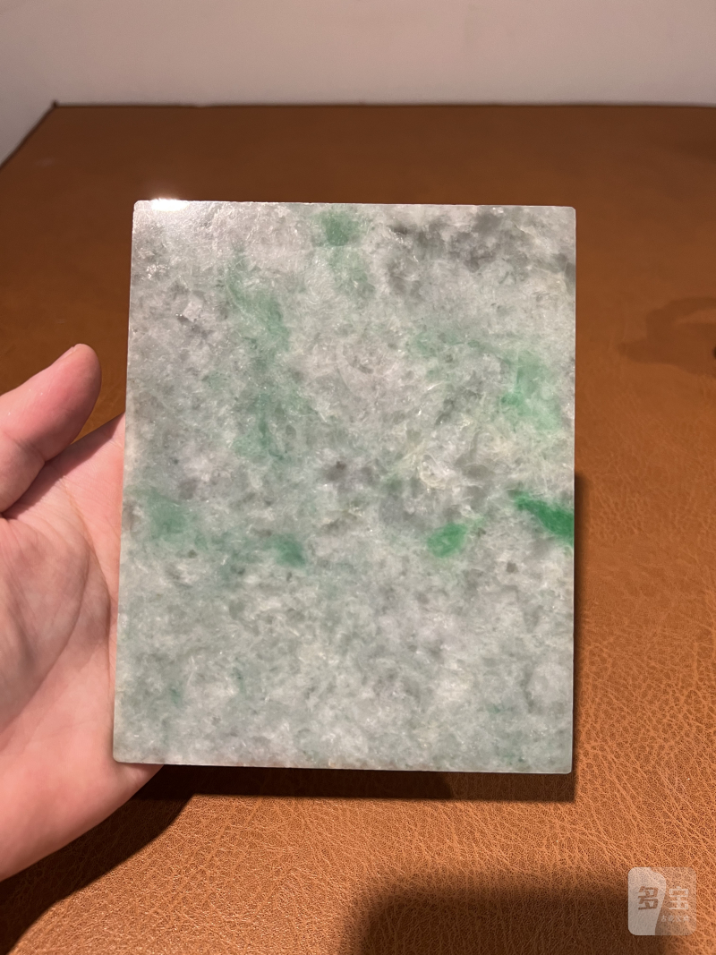 清 翡翠洞石兰花诗文砚屏 - 图7
